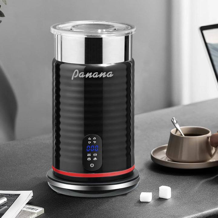 Elektrische Milchaufschäumer, Milchdämpfer mit einem Fassungsvermögen von 320 ml, 4 in 1 - Automatis