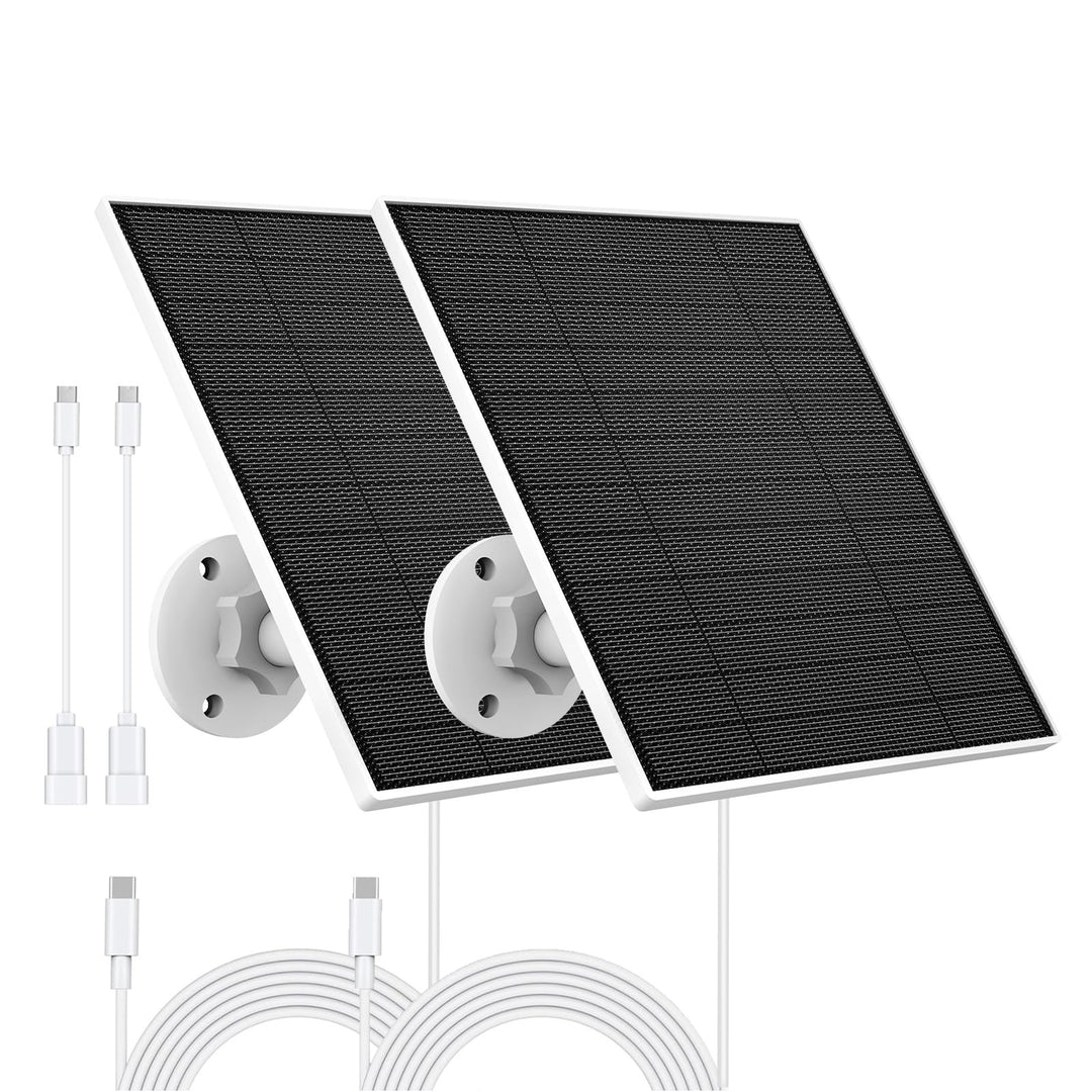 Solarpanel für Eufy Outdoor kamera, 5W Kamera Solarpanel Kompatibel mit Eufycam, Kontinuierliche Str
