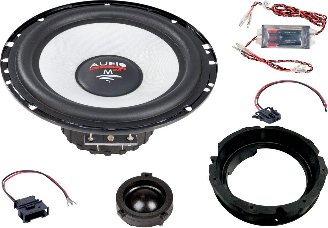Audio System MFIT kompatibel mit VW Golf 4 EVO 2 Lautsprecher 165 mm 2-Wege Golf 4 Compo System