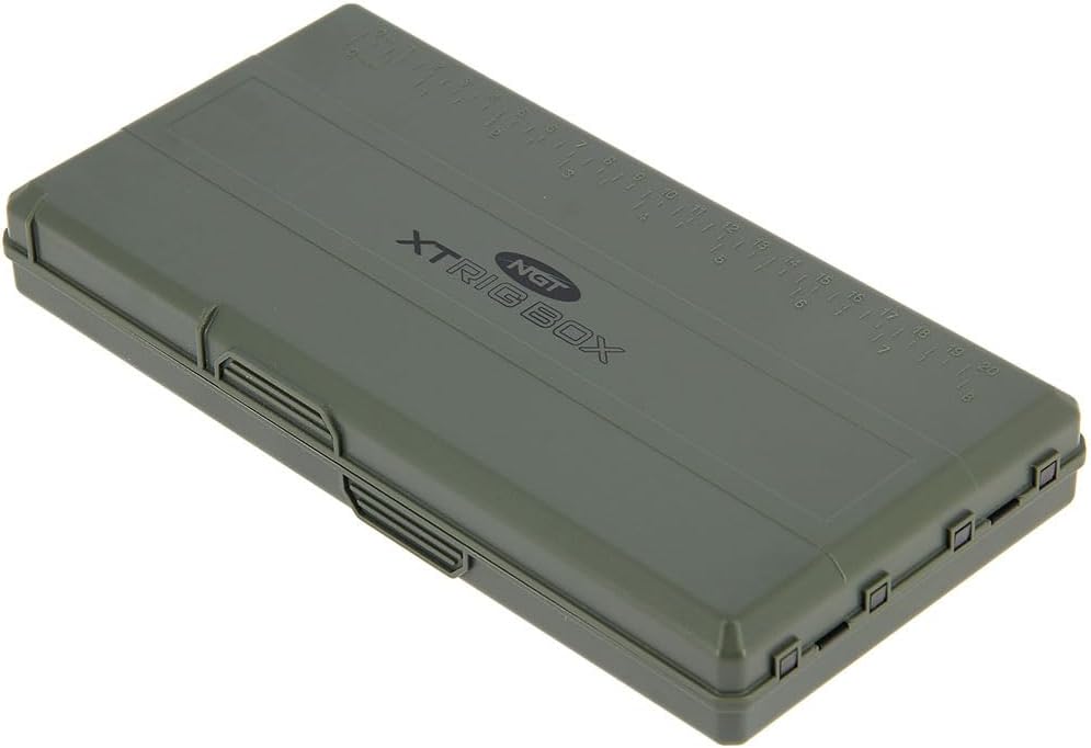 Angelbox magnetisch – Terminal Tackle Rig Box für Haar-Rigs & Tackle Board kompakte Angelbox für Kar