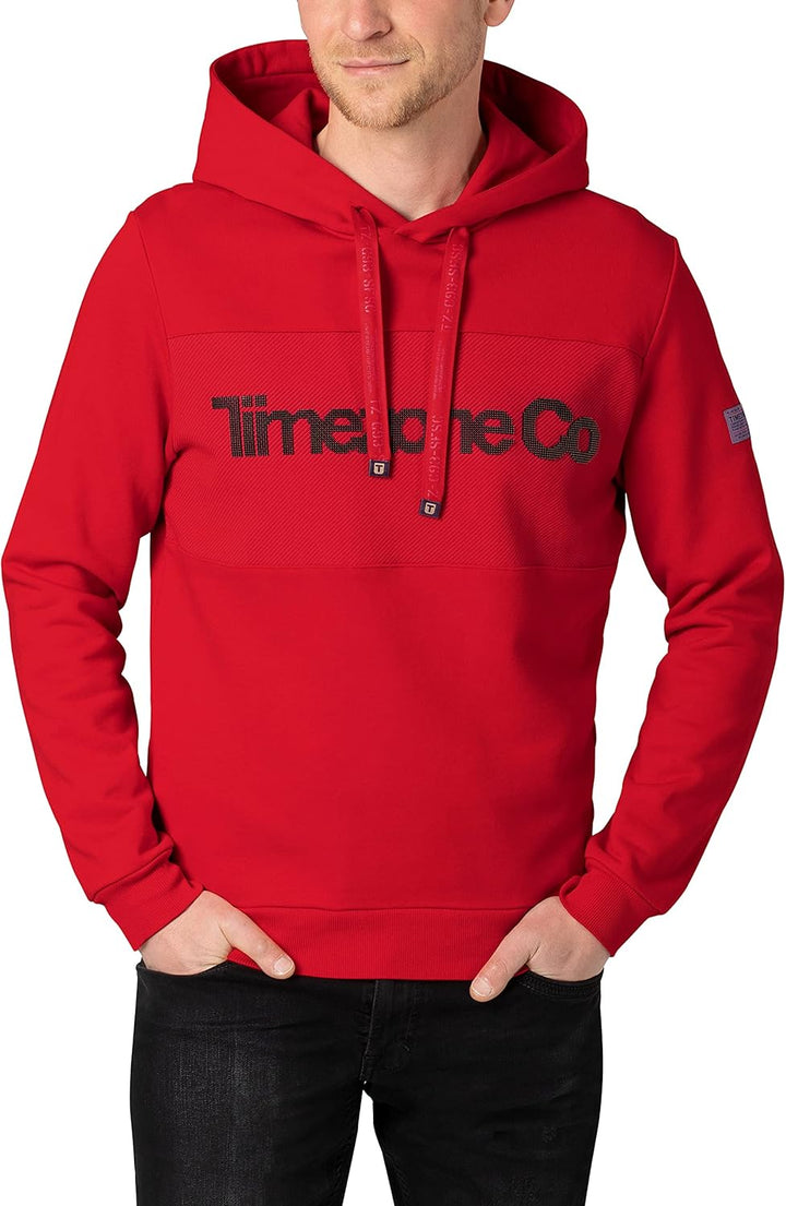 Timezone Herren Hoody Kapuzenpullover L Timezone Red, L Timezone Red