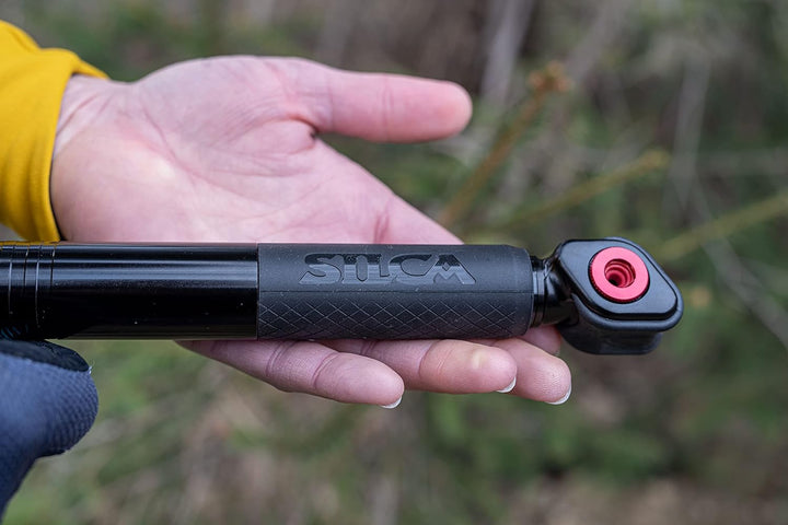 SILCA Pocket Impero Ultimate V.2 | Nur Presta Mini-Fahrradpumpe | 100 PSI Druckhebelloses Design | T