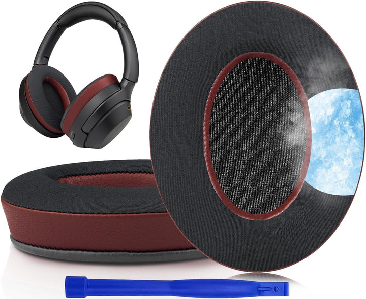 SOULWIT Kühlgel Ersatzpolster Ersatz Ohrpolster für Sony WH-1000XM3 (WH1000XM3) Over-Ear-Kopfhörer,