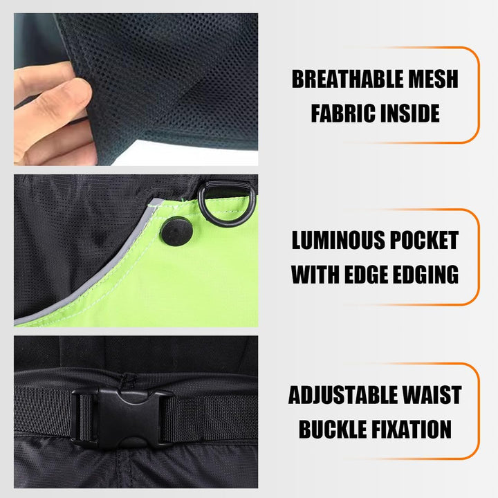 Hundetrainer-Schürze mit Mehreren Taschen und Hüftgurt, verstellbare Hundetrainingshose, wasserdicht