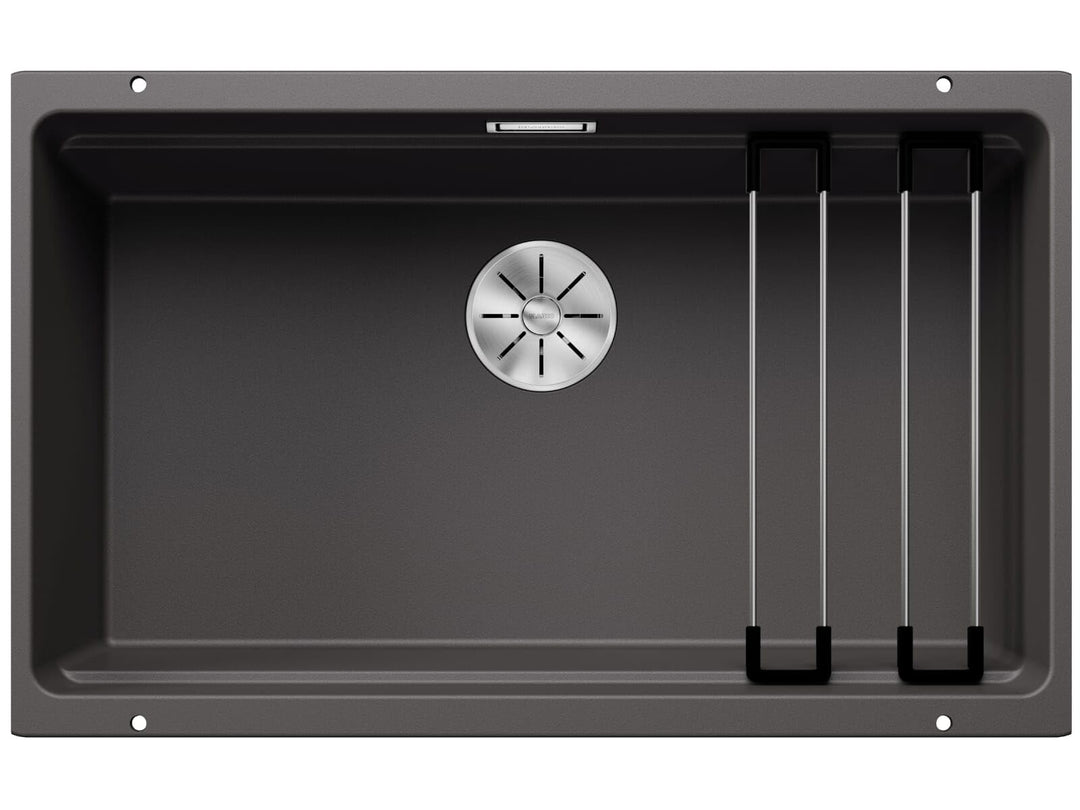 BLANCO ETAGON 700-U | SILGRANIT felsgrau | Einbauart: Unterbau | ohne Ablauffernbedienung, mit Zubeh