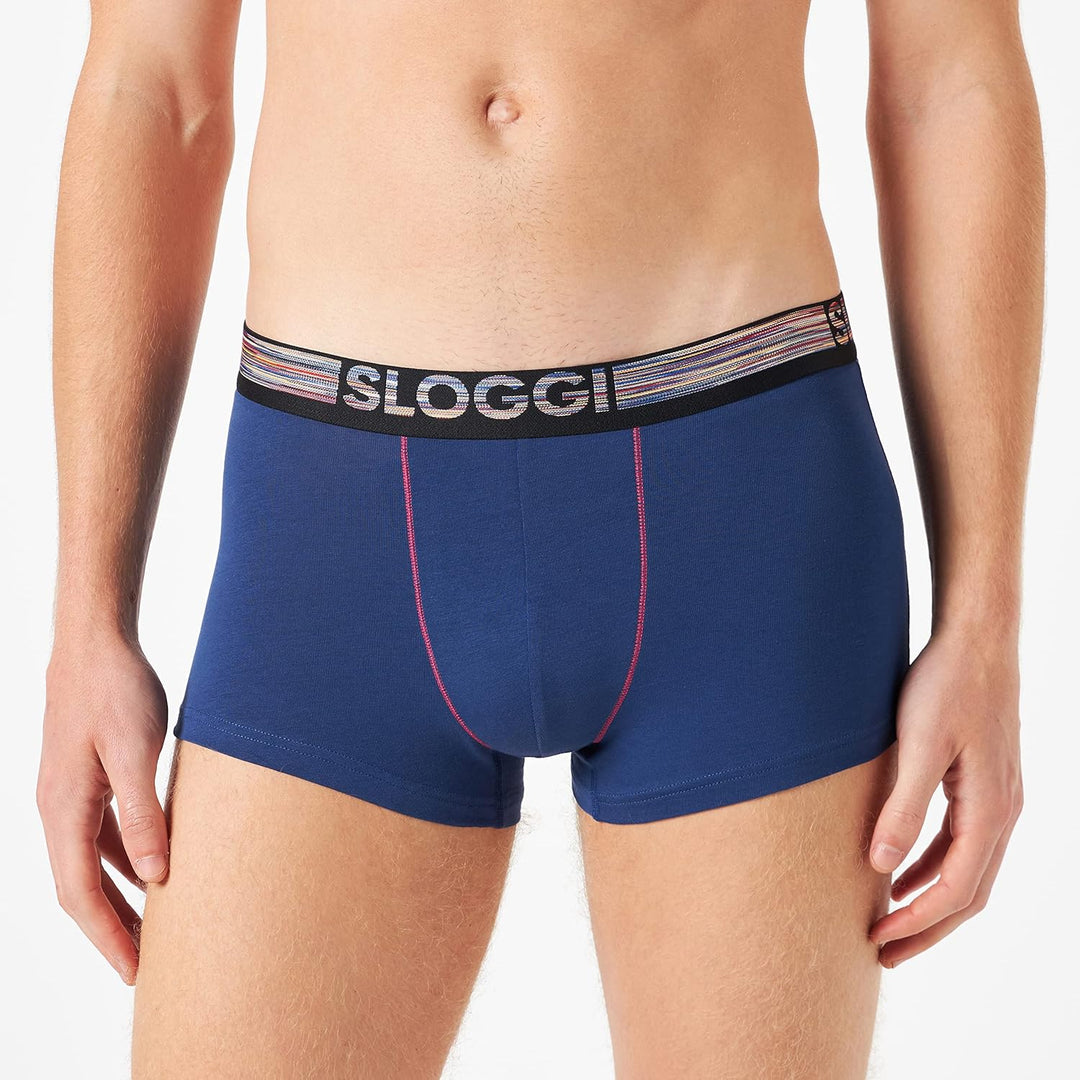 Sloggi Herren Retroshorts (6er Pack) XXL Twilight Blue, XXL Twilight Blue