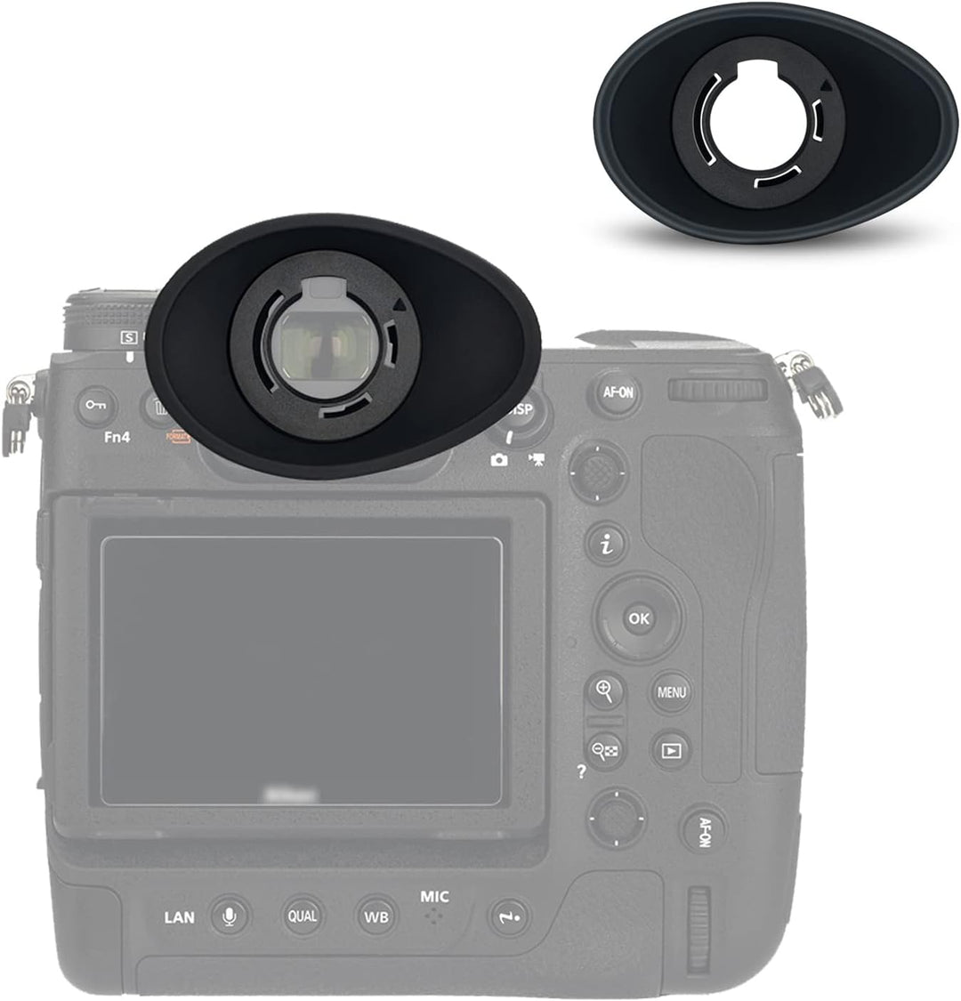 JJC Weiche Silikon-Augenmuschel Okular für Nikon Z 9, Z 8, Z f, Z9 Z8 Zf spiegellose Kamera ersetzt