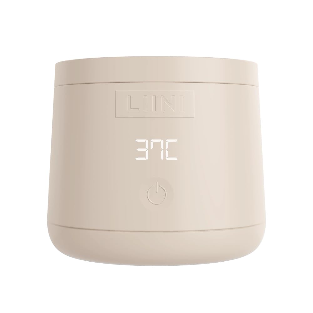 LIINI® 4.0 PRO Flaschenwärmer mit Akku, 75W, beige – IP66 staub- & strahlwassergeschützt, 4 Stufen 3