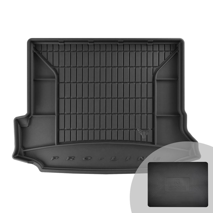 FROGUM ProLine 3D Gummimatte Exklusive Auto Kofferraummatte Kofferraumwanne für Volvo V60 I 2010-201