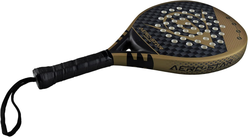 Dunlop Padelschläger Aero-Star Junior (2023), Schwarz/Gold