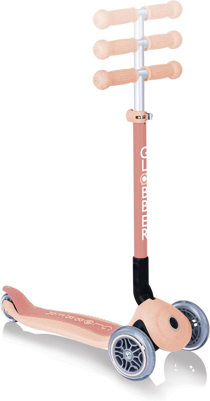 GLOBBER GO-UP Foldable Plus ECO – 3 in 1 Dreirad, Laufrad und Scooter, 120/80 mm, 3-rädrig, höhenver