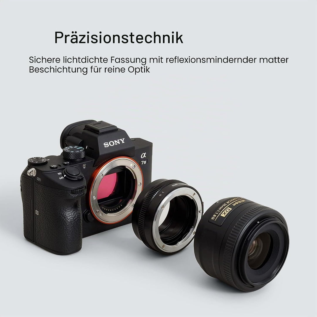 Urth Objektivadapter: Kompatibel mit Nikon F (G-Type) Objektiv und Sony E Kameragehäuse, Nikon F (G-