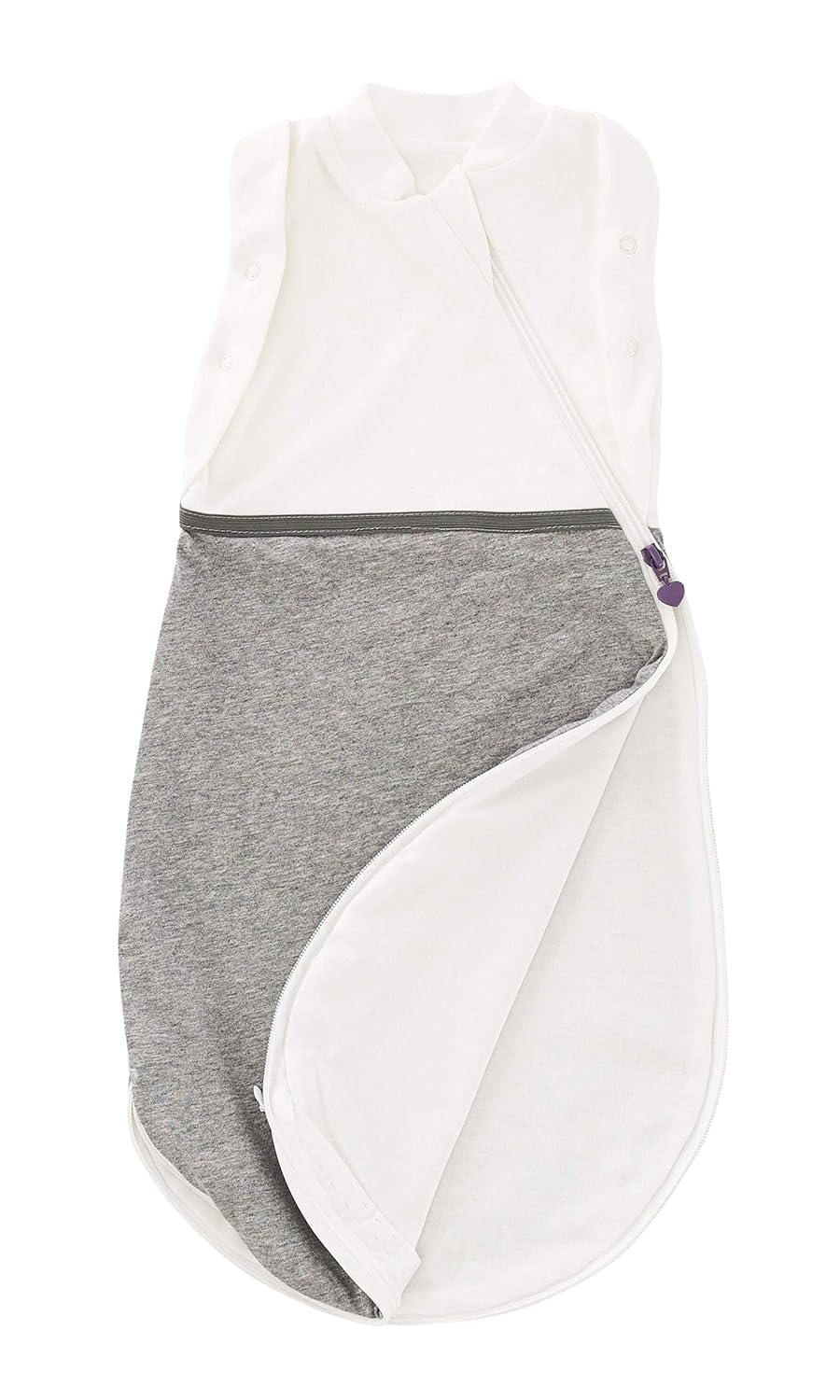 Träumeland S1000101 Puck-Schlafsack "Air" grau meliert, von 0-3 Monate, mehrfarbig