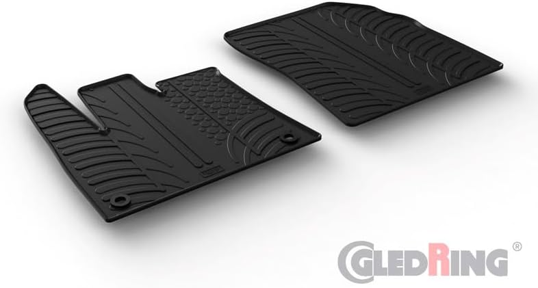 Gledring Satz Gummimatten kompatibel mit Citroën Berlingo/Opel Combo E/Peugeot Partner Cargo/Toyota