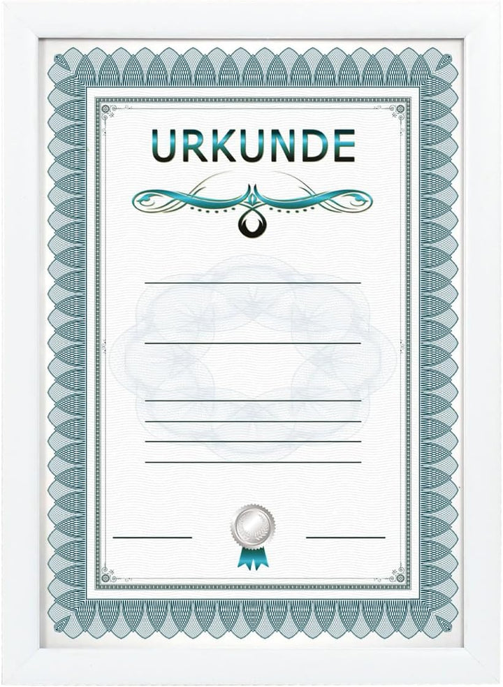 IDEAL TREND 2er 3er 5er 10er Pack Dokument Bilderrahmen 21x29,7 DIN A4 Urkunde Foto Rahmen: Farbe: 1