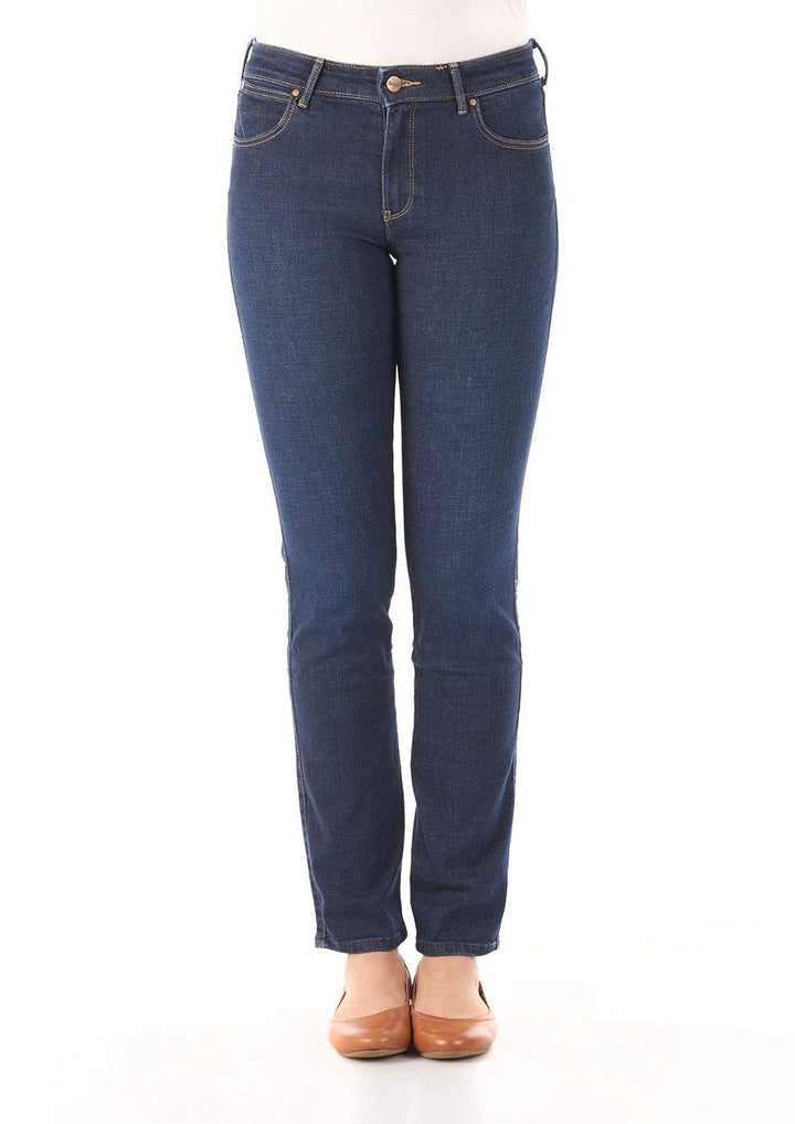 Wrangler Damen Slim 30W / 34L Blau (Night Blue), 30W / 34L Blau (Night Blue)