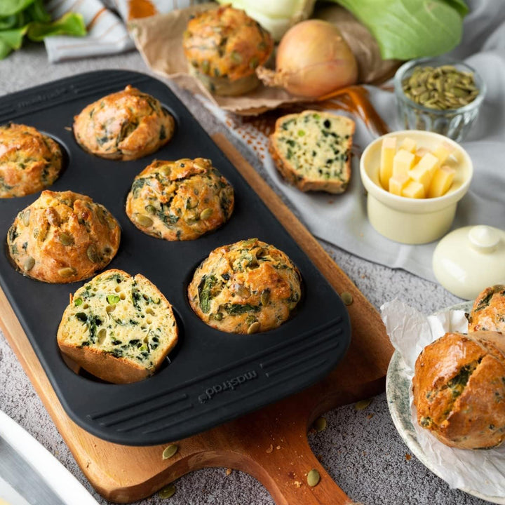 Mastrad F42014 Silikonbackform für 9 Muffins