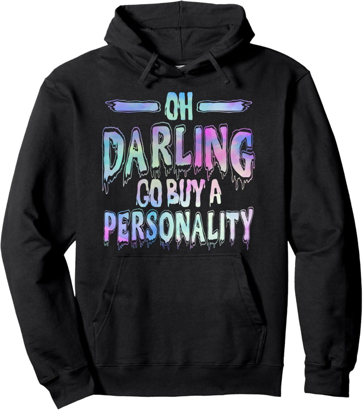Pastel Goth Anime Kawaii Pastell Gothic Sarkastisch Spruch Pullover Hoodie