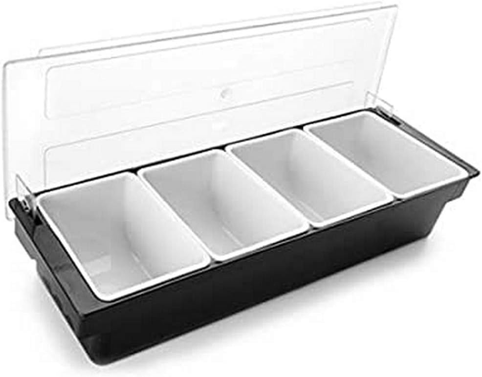 Lacor 61134 Gewürzkasten 4-teilig x 750 ml mit Deckel