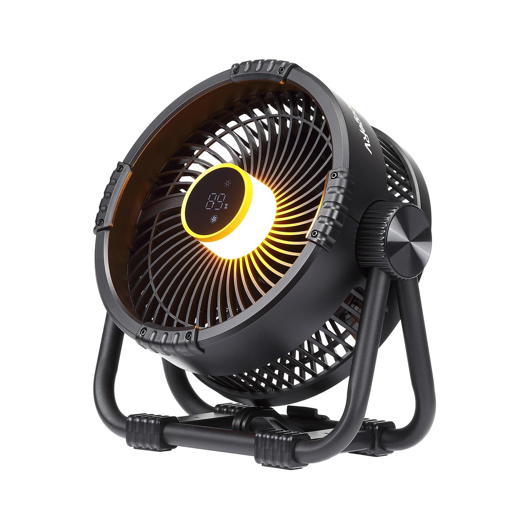BougeRV F01 Camping Ventilator 20000mAh 25 cm 18 W 5,4 m/s Schnellladen Akku Ventilator Leise mit Li