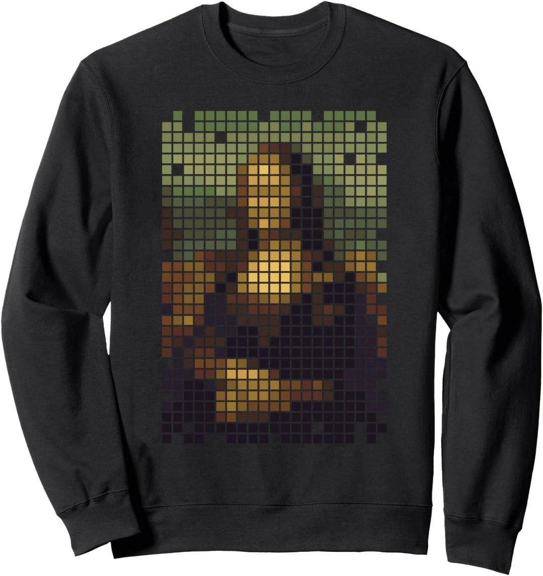 La Gioconda - Mosaik Mona Lisa - Pixel Art Sweatshirt