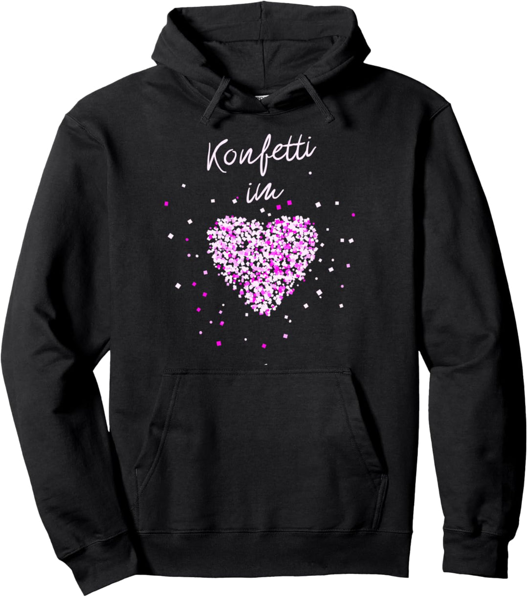 Konfetti im Herzen Köln Kölnerin Fasching Karneval Konfetti Pullover Hoodie