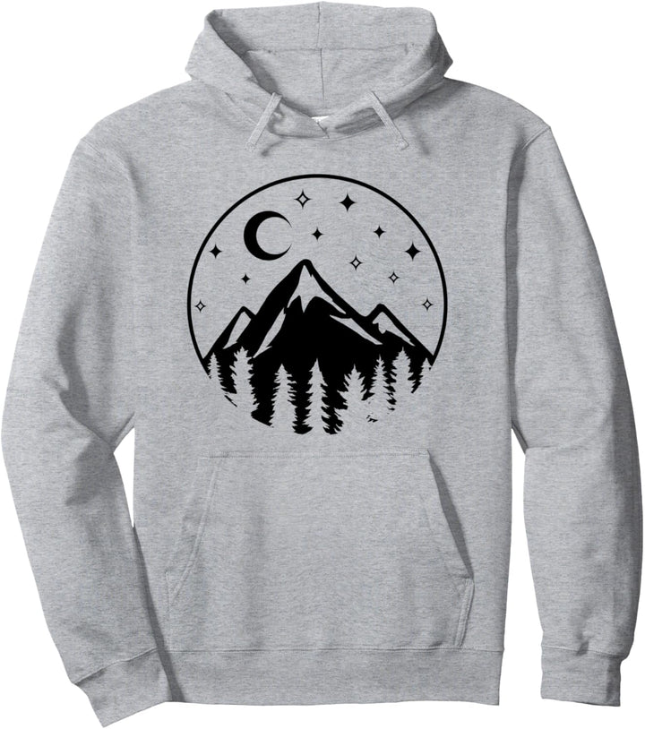 Wandern in den Bergen Camping Natur Pullover Hoodie