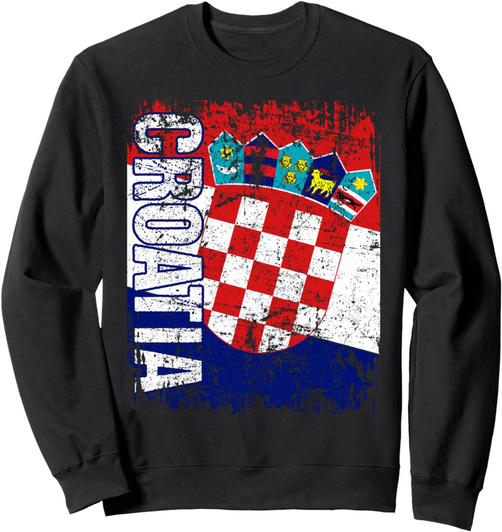 KROATIEN Flagge Damen Herren Kinder KROATIEN Sweatshirt