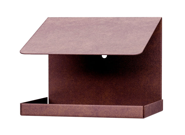 Alberts 355104 Vogelhäuschen Schrägdach | Vogelfutterhaus aus Stahl in verschiedenen Trendfarben | V
