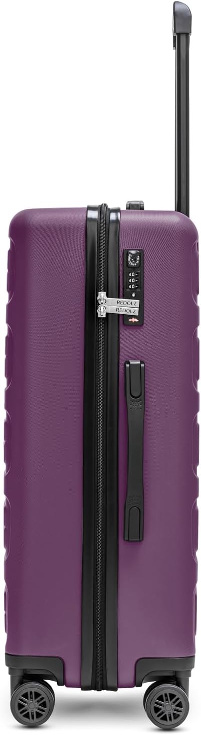 REDOLZ Stammartikel Essentials 08 Purple Kofferset S/M/L (3-teilig), Purple Kofferset S/M/L (3-teili