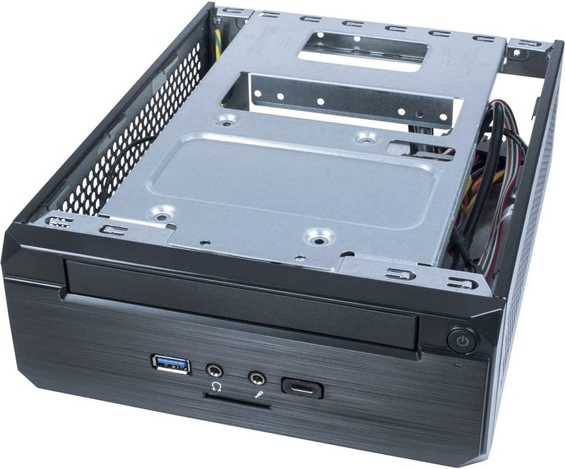Inter-Tech ITX MW-02 II HTPC-Gehäuse, schwarz, ohne Netzteil, 88881246