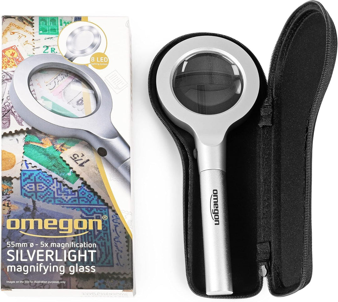 Omegon 55mm LED-Leuchtlupe