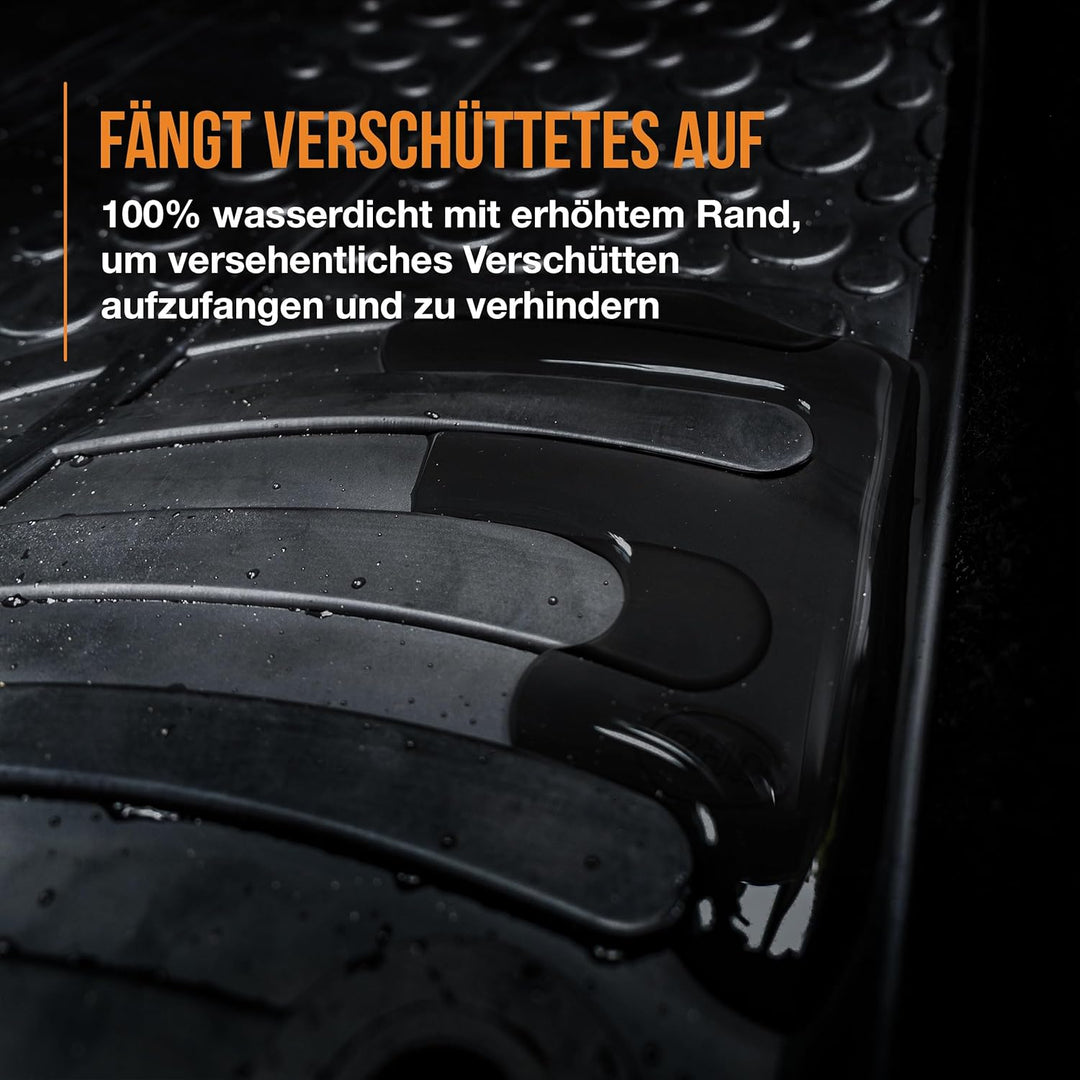 Travall CargoMat Liner Kofferraumwanne Kompatibel Mit Volkswagen Touran (2003-2015) TBM1020 - Massge