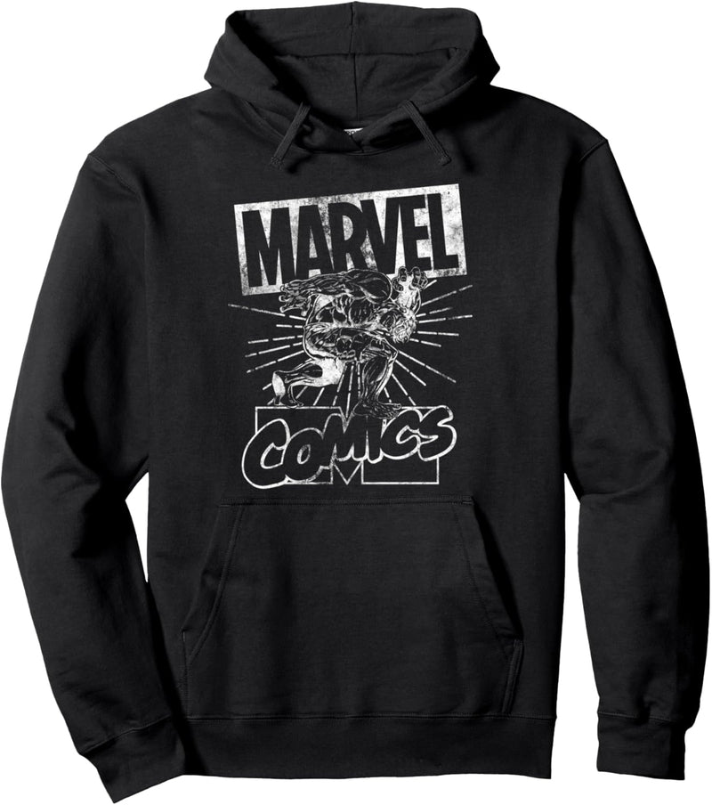 Marvel Hulk Comics Hulk Lift White Pullover Hoodie