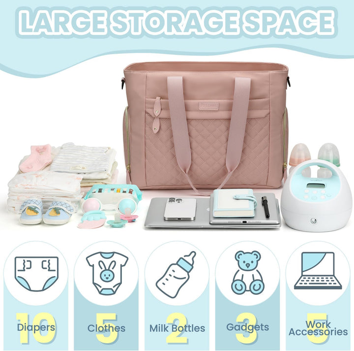 Pbt Wickeltasche Rosa, Rosa