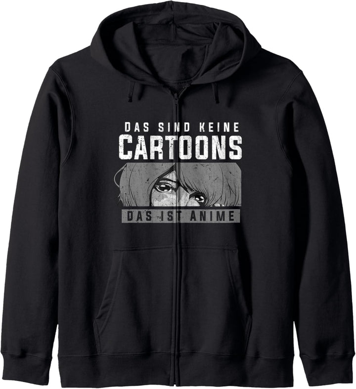 Das sind keine Cartoons das ist Anime Lustiges Manga Anime Kapuzenjacke