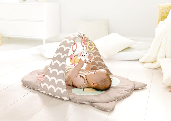 Hape Spielbogen Eule Sina Dicke und weiche Krabbeldecke, ideal auch für unterwegs, Babyspielzeug ab