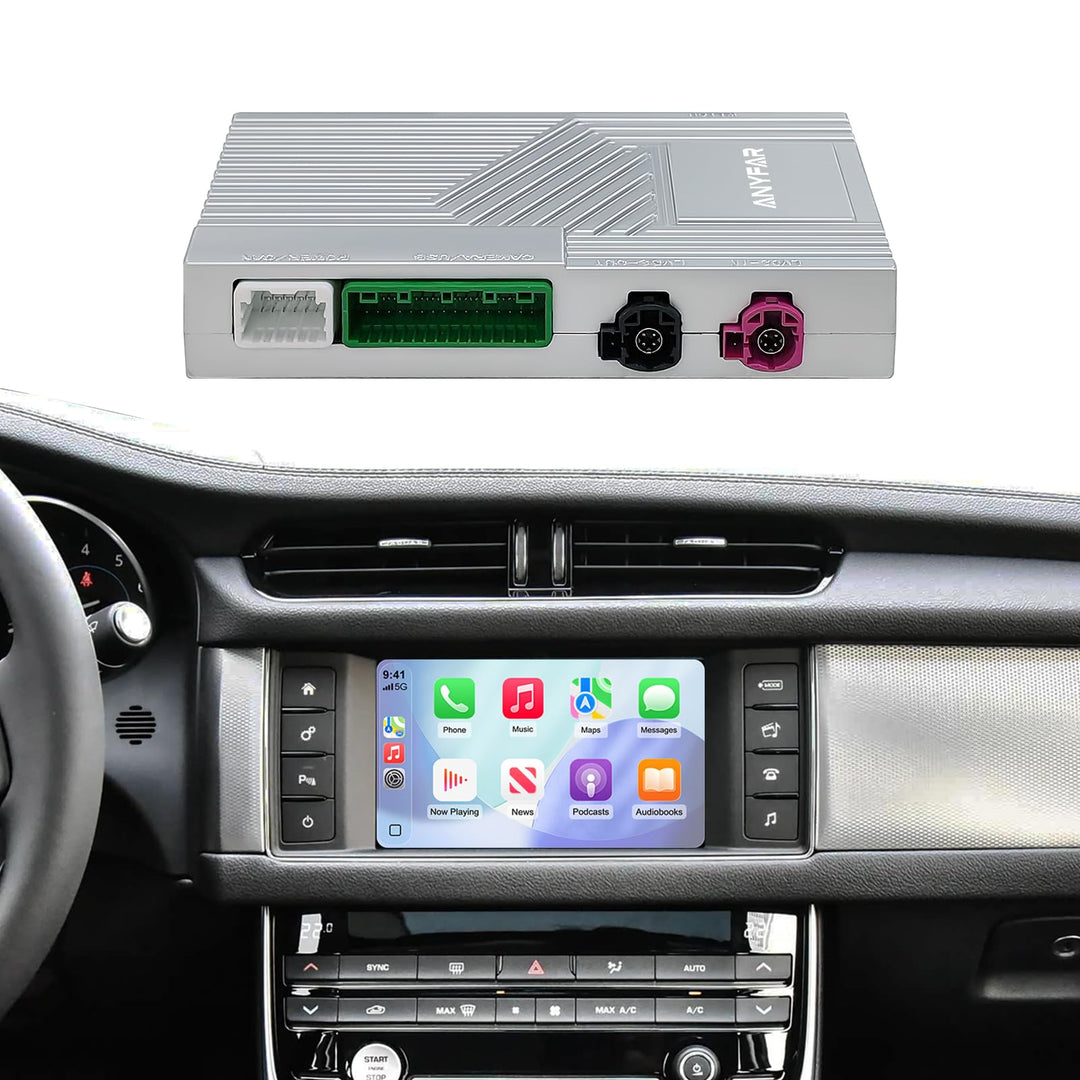 EZoneTronics Wireless CarPlay & Android Auto Retrofit Kit Decoder Box für Land Rover Jaguar Range Ro