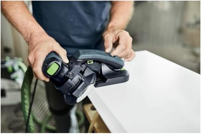 Festool Kantenschleifer ES-ETS 125 REQ-Plus (mit Ansetzhilfe, Schleifteller, Longlife-Staubfangbeute