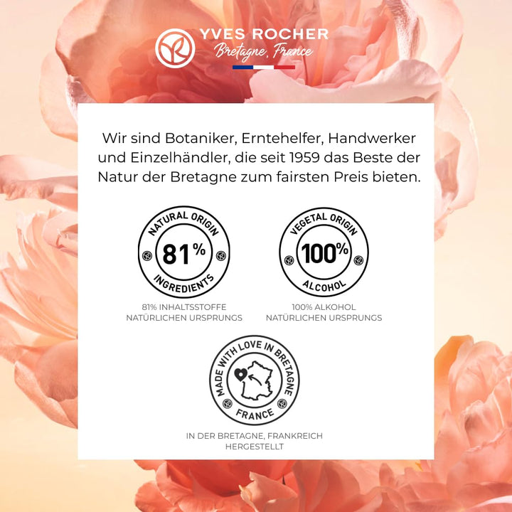 Yves Rocher COMME UNE EVIDENCE - Eau de Parfum Intense für Damen - Blumiger Chypre-Duft mit Rose, we