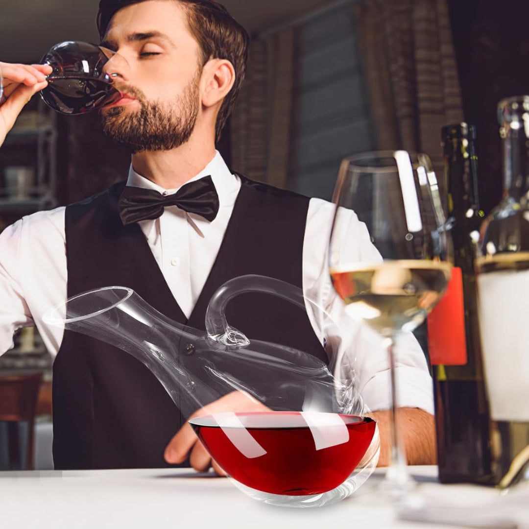 Cabilock Dekanter aus Glas schneller Dekanter Whisky-Spender Whiskyspender Bierkrug whisky decanter