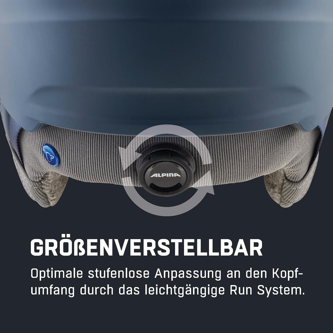 ALPINA Unisex - Erwachsene, ALTO V Skihelm ink matt 51-55 cm, ink matt 51-55 cm