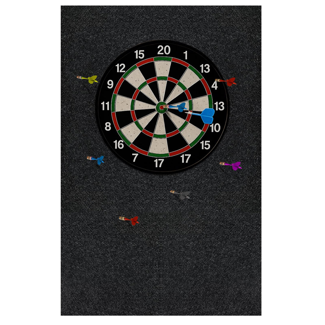 Rdutuok Dart Wandschutz Selbstklebender Filz 30x30 cm,Dartboard-Rückseite Dartscheibe Hintergrund Sc