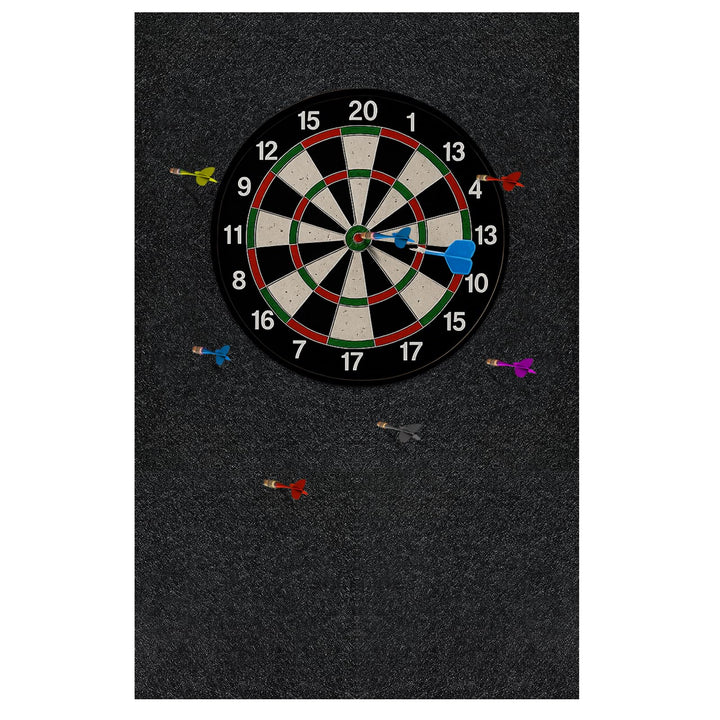 Rdutuok Dart Wandschutz Selbstklebender Filz 30x30 cm,Dartboard-Rückseite Dartscheibe Hintergrund Sc