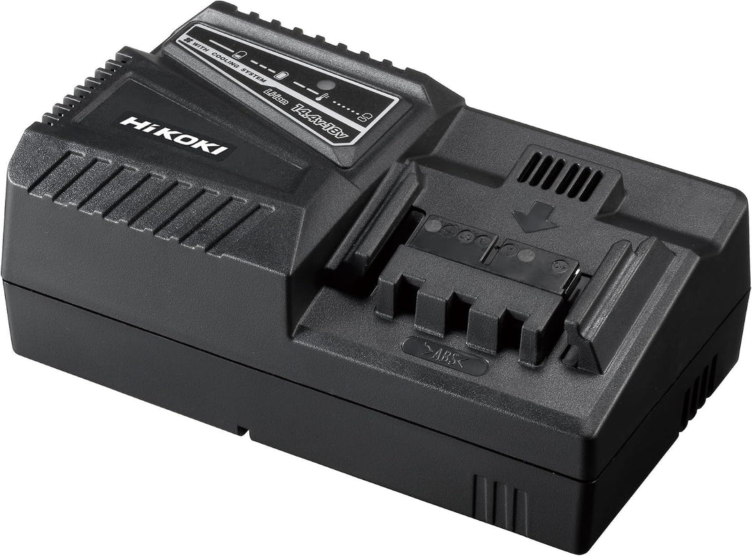 HiKOKI Akku-Set UC18YFSLWFZ, 18 V, Ladegerät für Schiebesitz-Akkupacks | 2 Akkus 2.0 Ah, 90 W Ladege