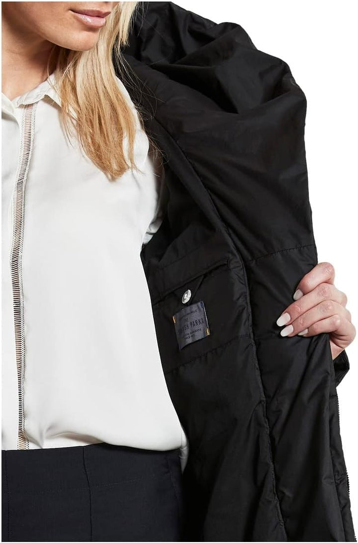 Didriksons Stella Parka Long 32 Schwarz, 32 Schwarz
