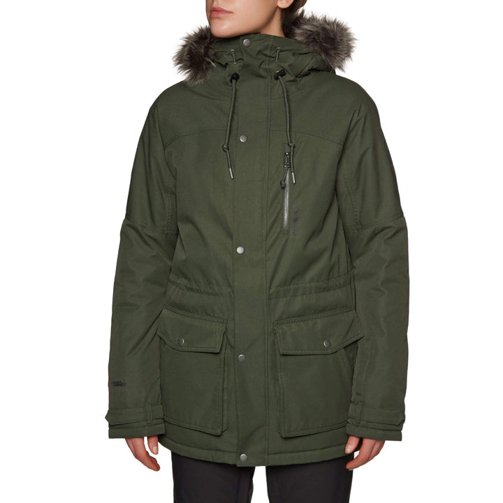 O'Neill Damen Parka Oliv S Jacken, Forest Night, S