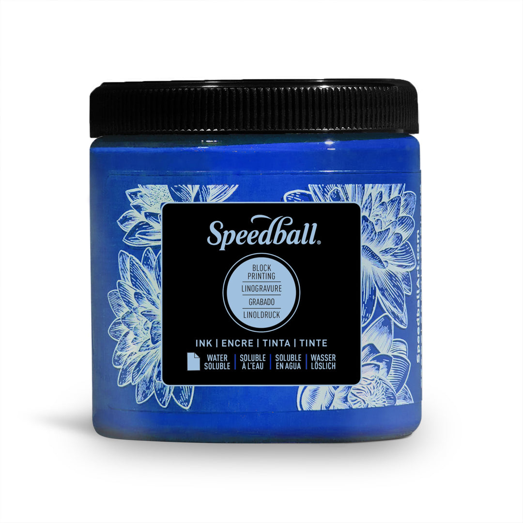 Speedball, 8 Oz, Primärblau, 1, Primärblau