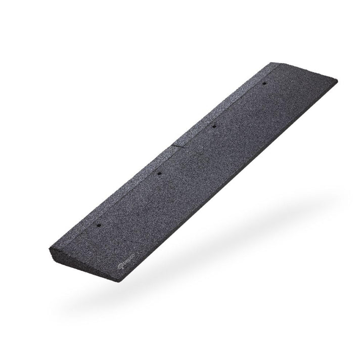 bepco Bordsteinkanten-Rampe, LxBxH: 100 x 25 x 4 cm aus Gummi (schwarz) Auffahrrampe,Türschwellenram