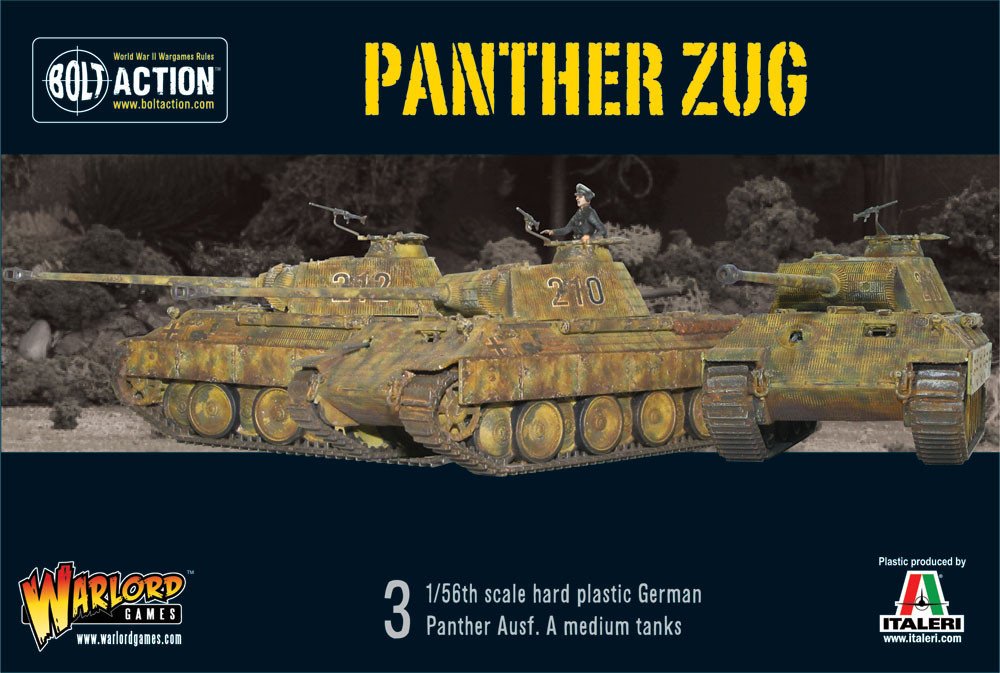 Bolt Action - Panther Zug - 1 / 56th Scale -. Warlord Games